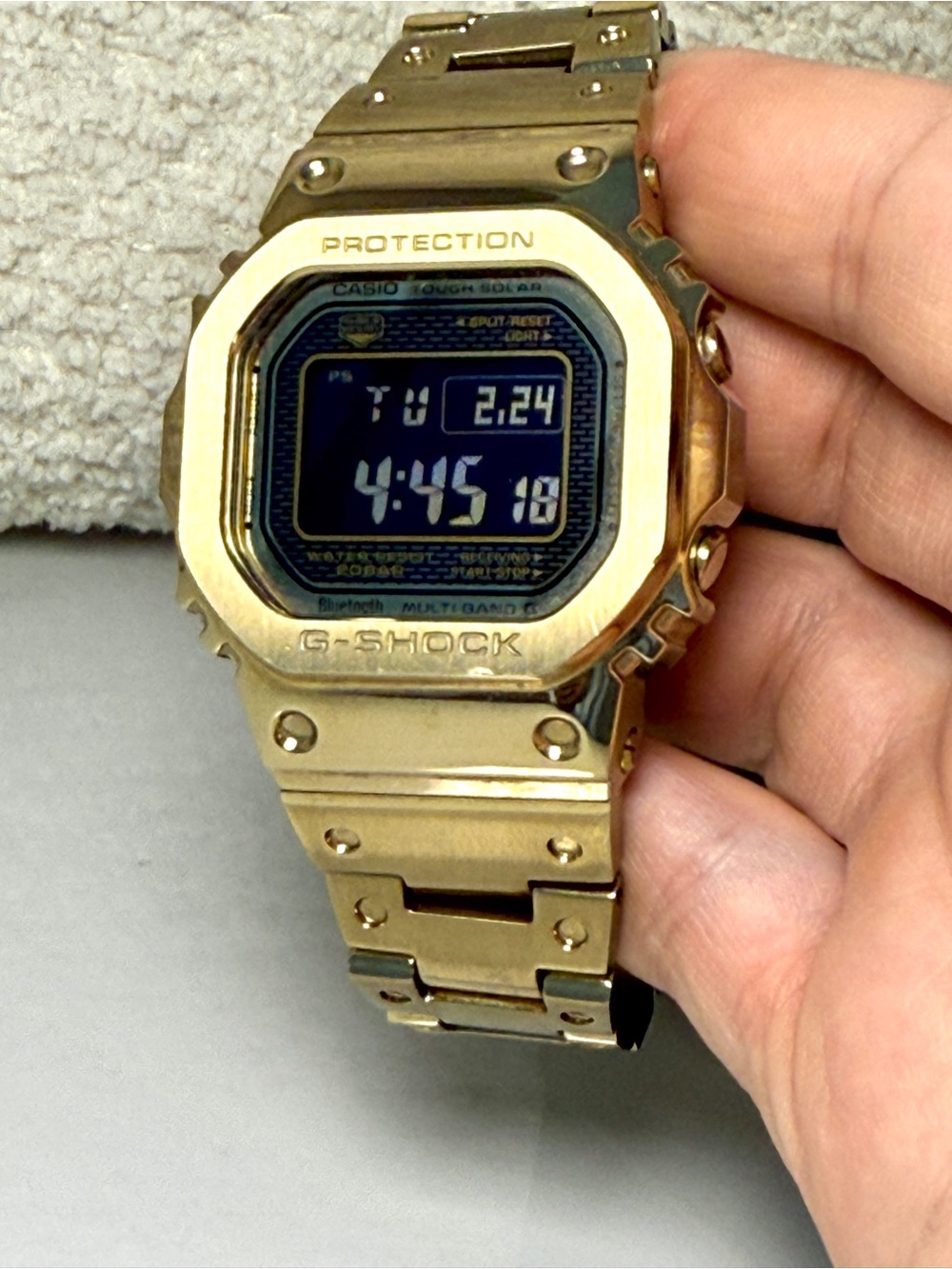G-Shock Gold Full Metal Digital Bracelet Watch